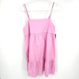 ABOUND Tiered Cotton Babydoll Dress In Purple Pastel
Size Medium NEW Cute Spring